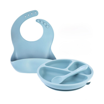 Yuming Factory Food Grade  BPA Free Silicone Baby Feeding Sets